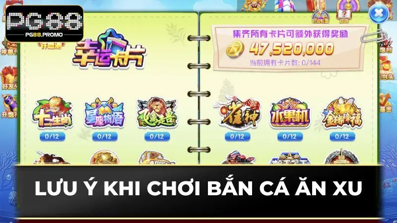 Một vài điểm quan trọng tại bắn cá ăn xu PG88 